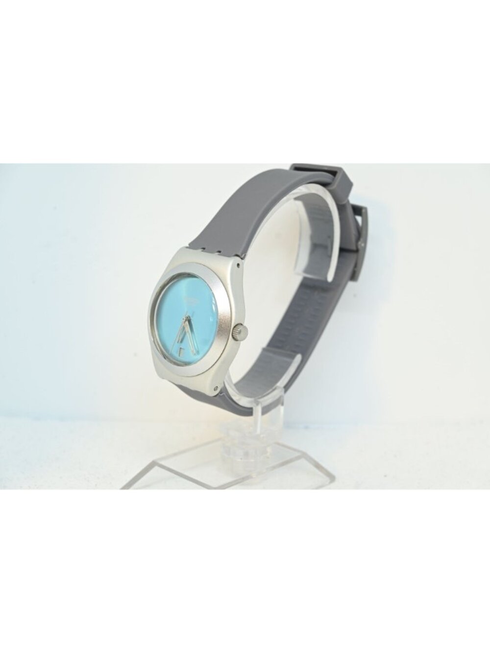 2001 Swatch Irony Falling Star YLS1011 Blue Sun-Brushed Dial Watch 33mm - Picture 2 of 11